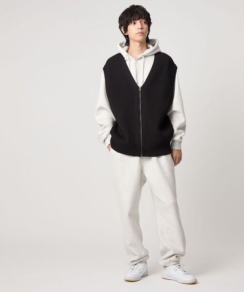 CITEN（シテン）の「＜CITEN＞リブニットZIPベスト（ベスト・メンズ・ナチュラル/ブラック・FREE）」の20枚目の写真