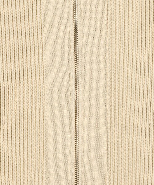 CITEN（シテン）の「＜CITEN＞リブニットZIPベスト（ベスト・メンズ・ナチュラル/ブラック・FREE）」の10枚目の写真