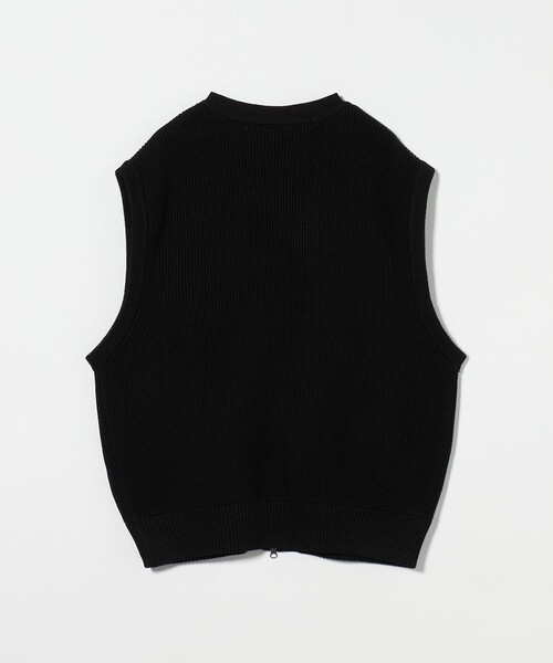 CITEN（シテン）の「＜CITEN＞リブニットZIPベスト（ベスト・メンズ・ナチュラル/ブラック・FREE）」の12枚目の写真