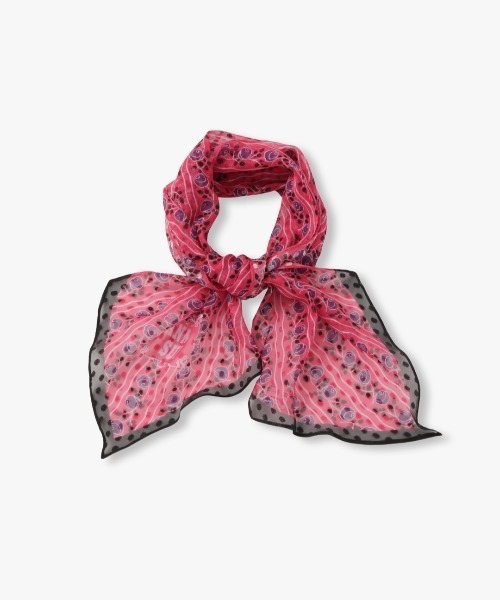 ANNA SUI（アナスイ）の「シルクレーヨン剣先スカーフ（ストール