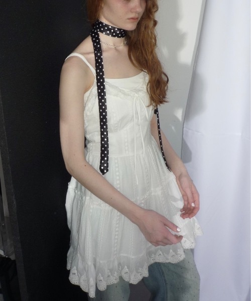 コットンキャミソールワンピース shaggie SHAGGIE ワンピース コットンキャミソールワンピース : ZOZOTOWN