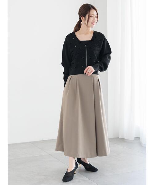 Te chichi(テチチ)の「アシメタックスカーチョ(その他パンツ・レディース・グレー/ネイビー/モカ・F)」の8枚目の写真