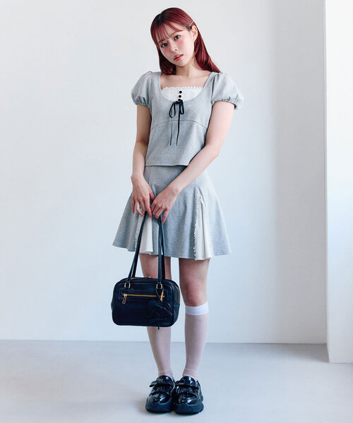 OLIVE des OLIVE（オリーブデオリーブ）の「配色リボンセットアップ