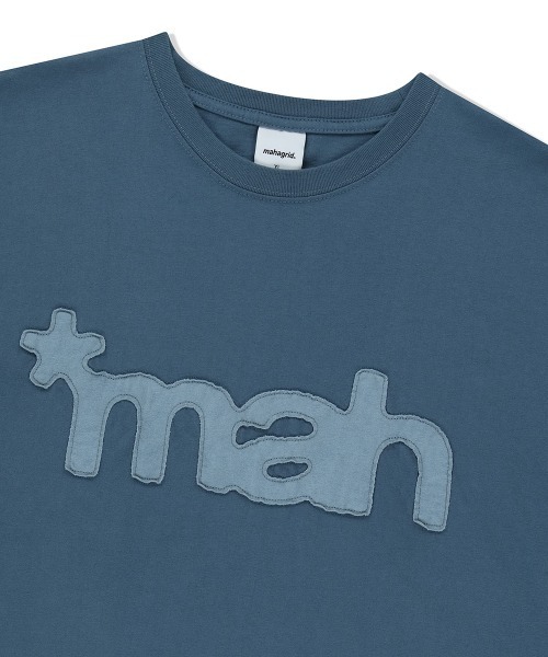 mahagrid/マハグリッド』 mah CUT OFF APPLIQUE TEE /カットオフ