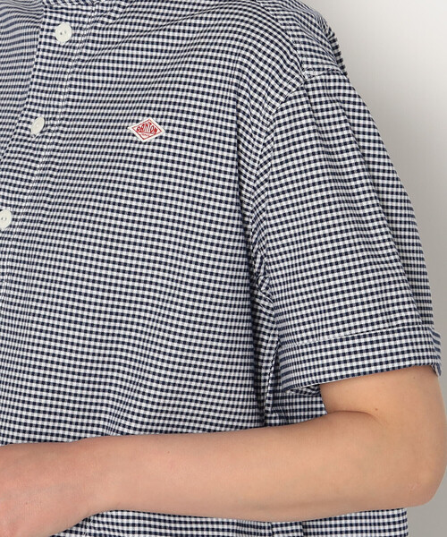 DANTON(ダントン)の「WOMEN'S OXFORD ROUND COLLAR SHORT SLEEVE PULLOVER SHIRT PATTERN(シャツ/ブラウス・レディース・ブルー系その他/ブルー系その他6・36/38/34)」の11枚目の写真
