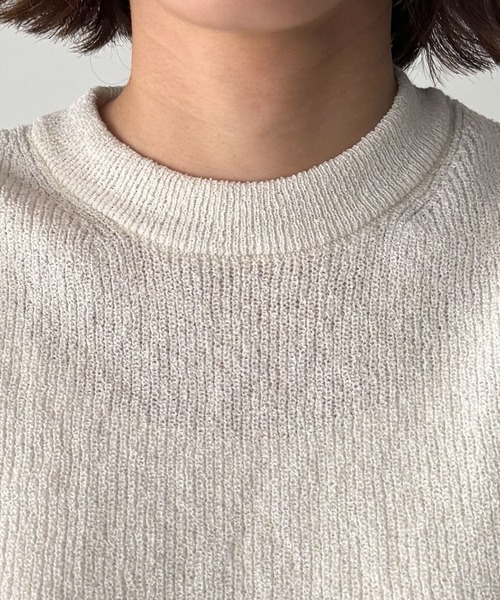 CANAL JEAN（キャナルジーン）の「El mar　コットンリネンニットタンク（タンクトップ・レディース・ホワイト/ネイビー/ブラック/ブルー/ブラウン・ONE SIZE）」の17枚目の写真