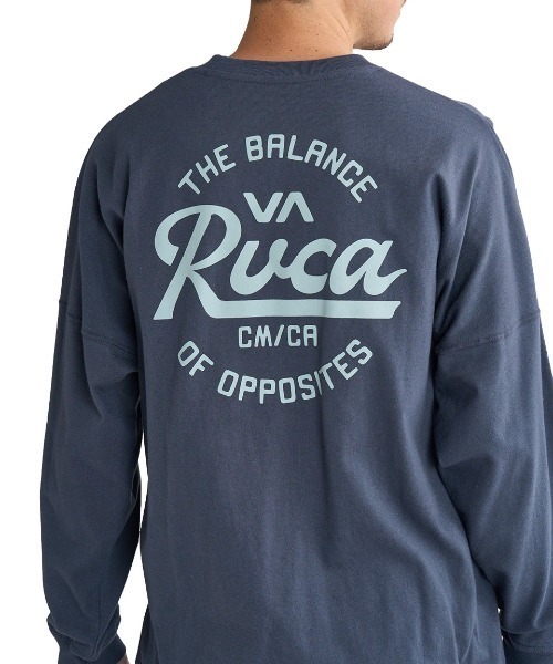 RVCA メンズ SCLIPT SEALD LS ロンT 【2025年春夏モデル