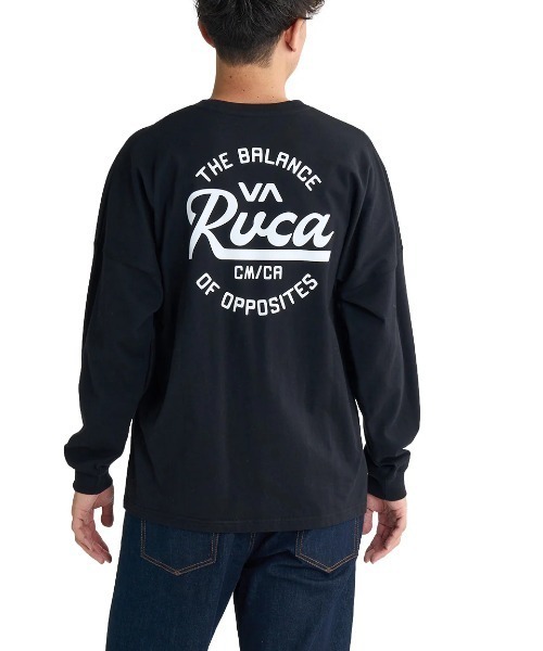 XLサイズ 新品未使用 RVCAルーカ 長袖ロンT 黒 RVCA 正規品 ルーカ メンズ ヘビーウエイト ロングスリーブT
