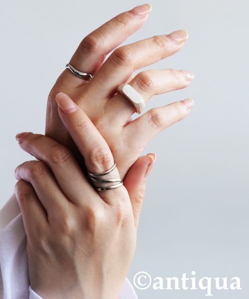 antiqua(アンティカ)の「マットリング(リング・レディース・ゴールド/シルバー・フリー)」の5枚目の写真