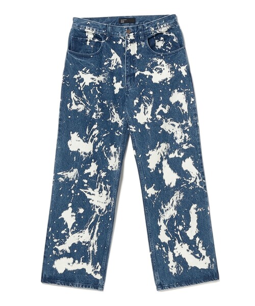 International Gallery BEAMS（インターナショナルギャラリービームス）の「ハイブリーチ 14オンス デニム パンツ（デニムパンツ・メンズ・ブルー系その他3/ブラック・LARGE/MEDIUM/SMALL）」の2枚目の写真