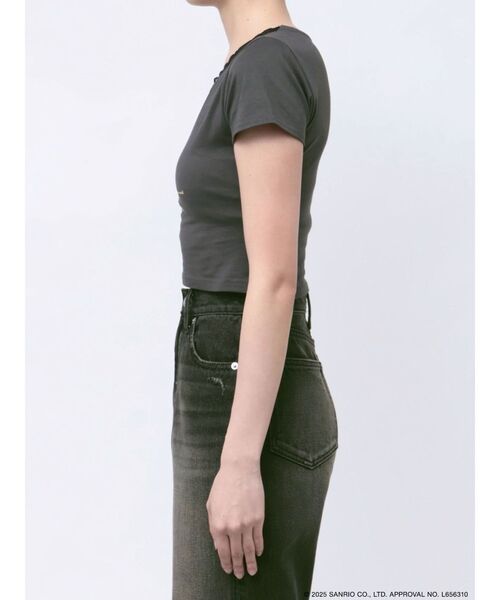 EVRIS（エヴリス）の「【メロクロコラボ】レースドッキングクロミTシャツ（Tシャツ/カットソー・レディース・ブラック・FREE）」の11枚目の写真
