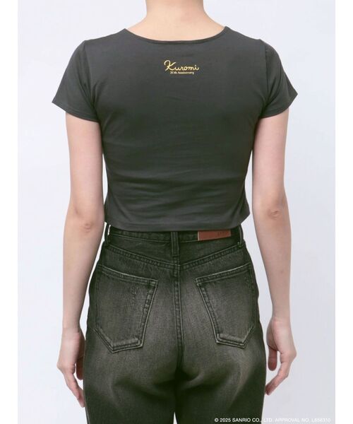 EVRIS（エヴリス）の「【メロクロコラボ】レースドッキングクロミTシャツ（Tシャツ/カットソー・レディース・ブラック・FREE）」の12枚目の写真