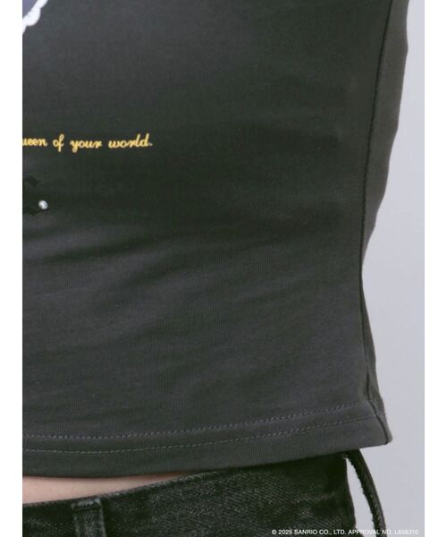 EVRIS（エヴリス）の「【メロクロコラボ】レースドッキングクロミTシャツ（Tシャツ/カットソー・レディース・ブラック・FREE）」の15枚目の写真