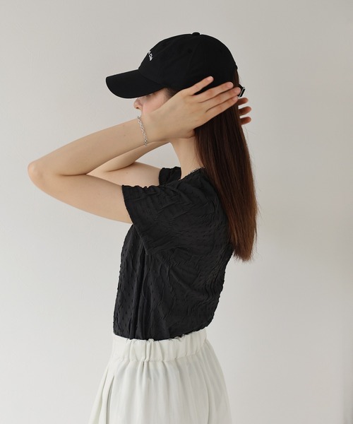 J by blue(ジェイバイブルー)の「ラインフクレジャガードカットソー(Tシャツ/カットソー・レディース・モカ/アイボリー/ブラック・MEDIUM)」の20枚目の写真