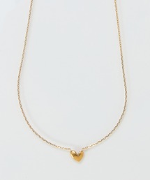 Phoebe | 【金属アレルギー対応】スリークハートネックレス/全長:40cm+5cm/サージカルステンレス/ハートモチーフ(ネックレス)