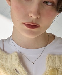 Phoebe | 【金属アレルギー対応】スリークハートネックレス/全長:40cm+5cm/サージカルステンレス/ハートモチーフ(ネックレス)