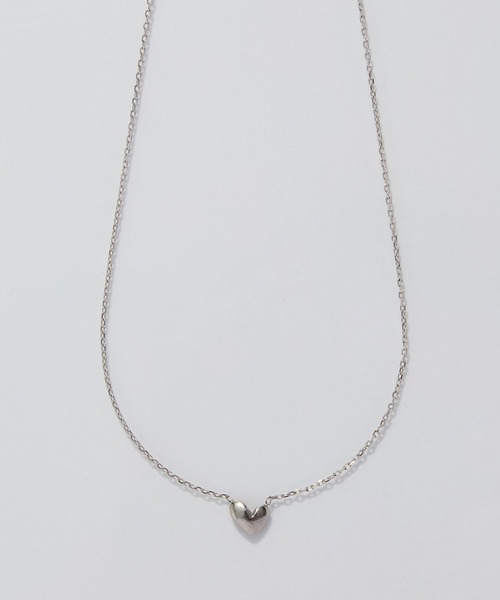 Phoebe（フィービィー）の「【金属アレルギー対応】スリークハートネックレス/全長:40cm+5cm/サージカルステンレス/ハートモチーフ（ネックレス・レディース・シルバー/イエローゴールド・FREE）」の20枚目の写真