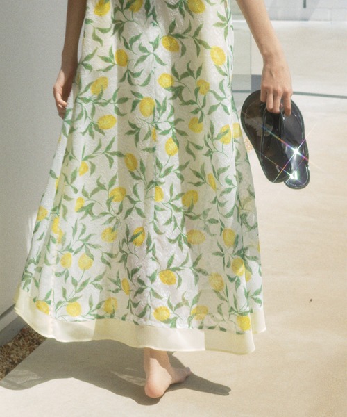 styling/(スタイリング)の「【styling/×KEITA MARUYAMA】シアージャガードワンピース(ワンピース・レディース・ネイビー/ホワイト/ブラック・1/0)」の4枚目の写真