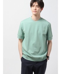 SUIT SQUARE | オフィT 半袖Tシャツ ウォッシャブル 接触冷感 クール天竺(Tシャツ/カットソー)