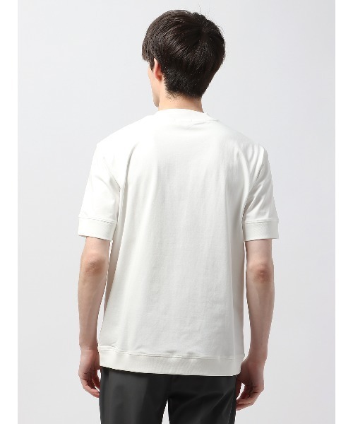 SUIT SQUARE(スーツスクエア)の「オフィT 半袖Tシャツ ウォッシャブル 接触冷感 クール天竺(Tシャツ/カットソー・メンズ・ネイビー系/ブラック系/ブルー系/グレー系/グリーン系/ベージュ系/ホワイト系・3L/M/S/LL/L)」の22枚目の写真