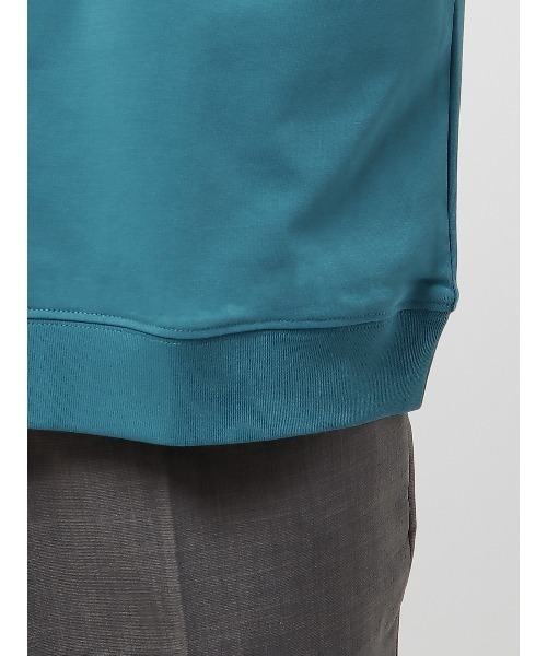 SUIT SQUARE(スーツスクエア)の「オフィT 半袖Tシャツ ウォッシャブル 接触冷感 クール天竺(Tシャツ/カットソー・メンズ・ネイビー系/ブラック系/ブルー系/グレー系/グリーン系/ベージュ系/ホワイト系・3L/M/S/LL/L)」の10枚目の写真