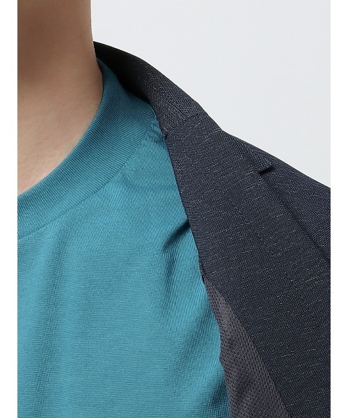SUIT SQUARE(スーツスクエア)の「オフィT 半袖Tシャツ ウォッシャブル 接触冷感 クール天竺(Tシャツ/カットソー・メンズ・ネイビー系/ブラック系/ブルー系/グレー系/グリーン系/ベージュ系/ホワイト系・3L/M/S/LL/L)」の9枚目の写真