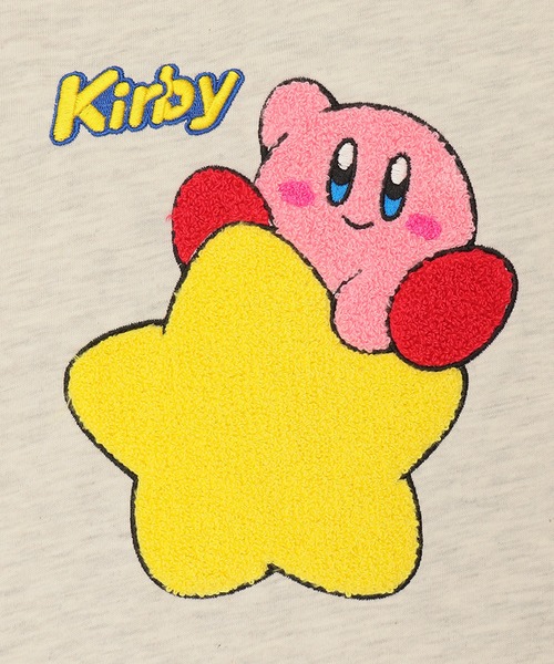 ALWAYS GOOD TIME(オルウェイズグッドタイム)の「【星のカービィ/KIRBY 】天竺 さがら刺繍 半袖Tシャツ(Tシャツ/カットソー・レディース・ネイビー/オフホワイト/オートミール/スミクロ・M/L)」の10枚目の写真