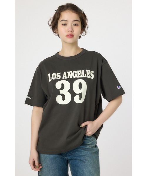 RODEO CROWNS WIDE BOWL（ロデオクラウンズワイドボウル）の「【Champion】カッレジアソートTシャツ（Tシャツ/カットソー・レディース・ホワイト/ライトグリーン/チャコールグレー/ブルー・FREE）」の16枚目の写真