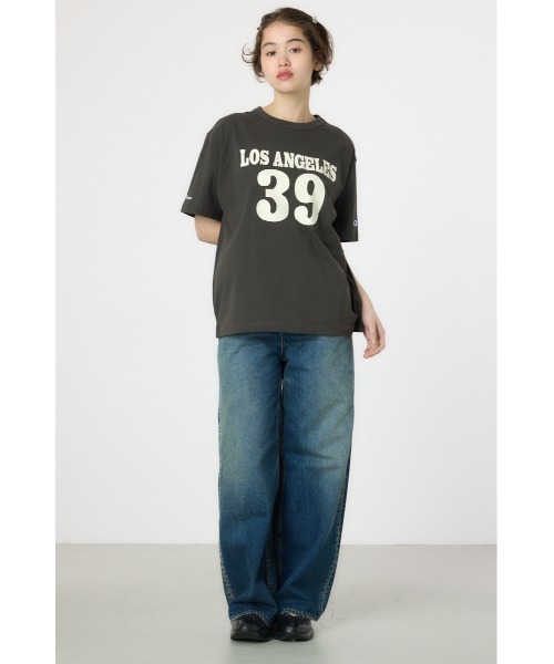 RODEO CROWNS WIDE BOWL（ロデオクラウンズワイドボウル）の「【Champion】カッレジアソートTシャツ（Tシャツ/カットソー・レディース・ホワイト/ライトグリーン/チャコールグレー/ブルー・FREE）」の12枚目の写真