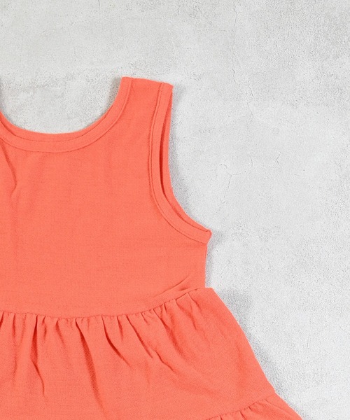 Life Support Products（ライフサポートプロダクツ）の「梨地ティアードワンピース（ワンピース・キッズ・オレンジ/ピンク/ブラック/ライトブルー・95/140/150/90/100/110/120/80/130）」の16枚目の写真