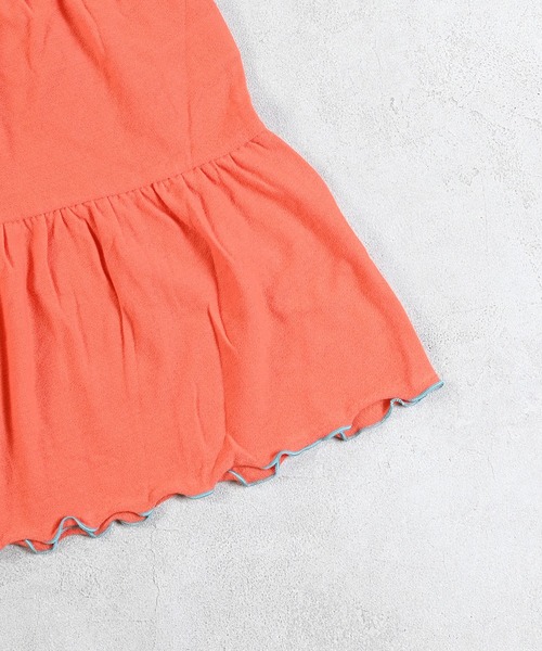 Life Support Products（ライフサポートプロダクツ）の「梨地ティアードワンピース（ワンピース・キッズ・オレンジ/ピンク/ブラック/ライトブルー・95/140/150/90/100/110/120/80/130）」の18枚目の写真