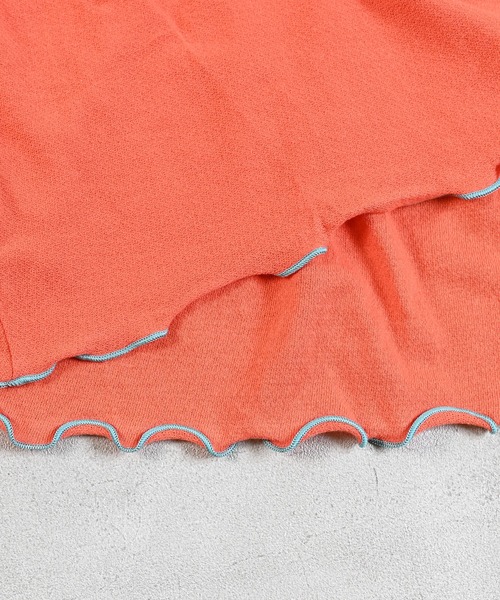 Life Support Products（ライフサポートプロダクツ）の「梨地ティアードワンピース（ワンピース・キッズ・オレンジ/ピンク/ブラック/ライトブルー・95/140/150/90/100/110/120/80/130）」の19枚目の写真