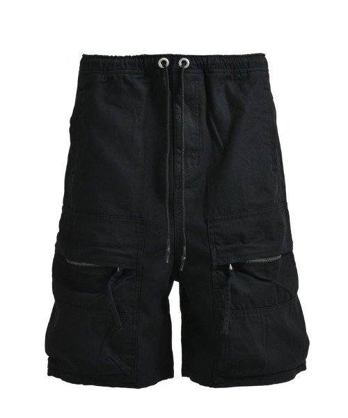 BREATH】NEWRICH BIG CARGO SHORTS / コットンブラック [BR2（その他