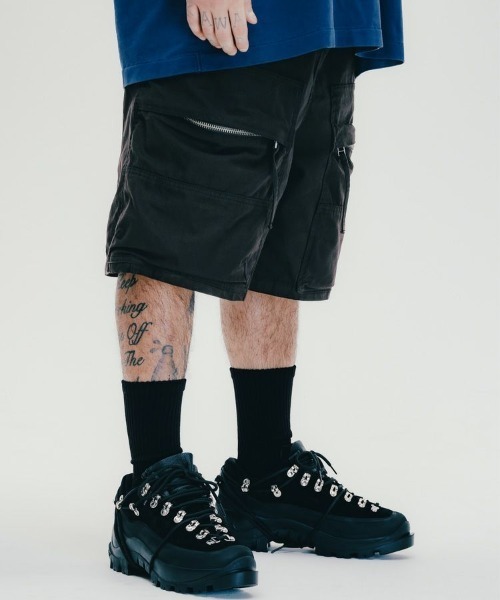BREATH(ブレス)の「【BREATH】NEWRICH BIG CARGO SHORTS / コットンブラック [BR2(その他パンツ・メンズ・ブラック・L/M)」の11枚目の写真