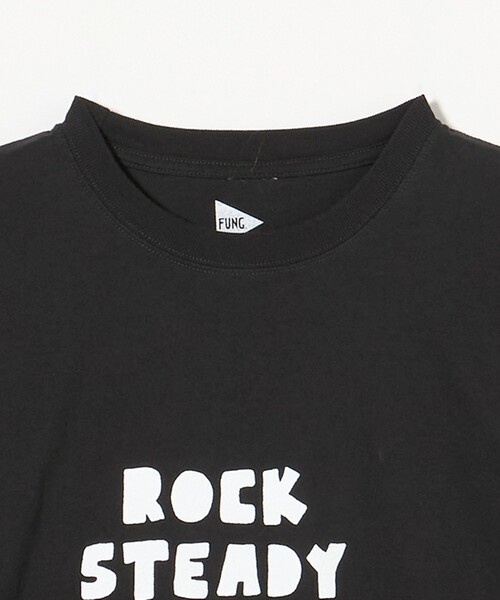 FUNG（ファング）の「＜FUNG＞ROCK STEADY Tシャツ（Tシャツ/カットソー・メンズ・ホワイト/ブラック・M/S）」の4枚目の写真