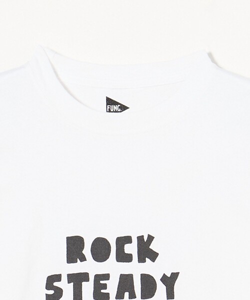 FUNG（ファング）の「＜FUNG＞ROCK STEADY Tシャツ（Tシャツ/カットソー・メンズ・ホワイト/ブラック・M/S）」の9枚目の写真