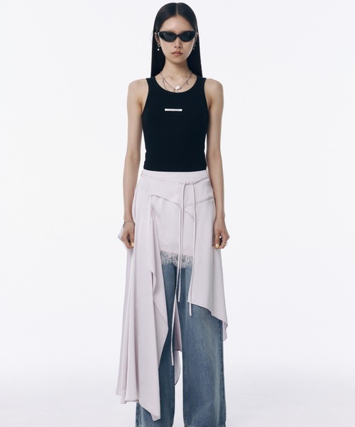PUTUMAYO アシンメトリースカート Chiffon Asymmetrical Skirt by Putumayo