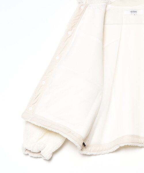 WILD THINGS（ワイルドシングス）の「ボア G-1ジャケット│BOA G-1 JACKET（ブルゾン・レディース・ネイビー/チャコール/オフホワイト/ブラック・S/M）」の13枚目の写真