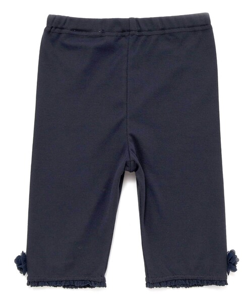 レギンス パンツ スパッツ レース　130 セール】【接触冷感】裾花レース5分丈レギンス(80~130cm