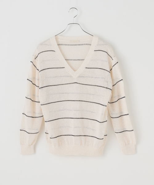 Plage LINEN MIX Vネック ニット plage｜LINEN MIX Vネック ニット | Rakuten Fashion(楽天