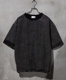 WEARSTAND | 【WEARSTAND/ウェアスタンド】Denim Drawstring T-Shirt / デニムドローストリングTシャツ(Tシャツ/カットソー)