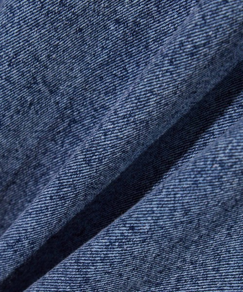 WEARSTAND（ウェアスタンド）の「【WEARSTAND/ウェアスタンド】Denim Drawstring T-Shirt / デニムドローストリングTシャツ（Tシャツ/カットソー・メンズ・ブラック/ブルー系その他/インディゴブルー・MEDIUM/LARGE/X-LARGE）」の13枚目の写真