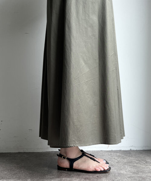 DouDou（ドゥドゥ）の「深Vタンクボリュームワンピース（ワンピース・レディース・グレー/ブラック・FREE）」の6枚目の写真