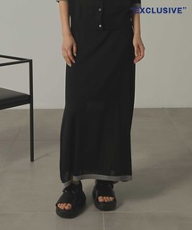 CINOH（チノ）の「【CINOH/チノ】別注 Washable Silk Pencil Skirt/ウォッシャブルシルクペンシルスカート/タイトスカート（スカート）」