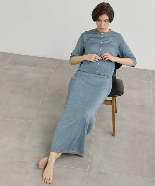 セール】【CINOH/チノ】別注 Washable Silk Pencil Skirt