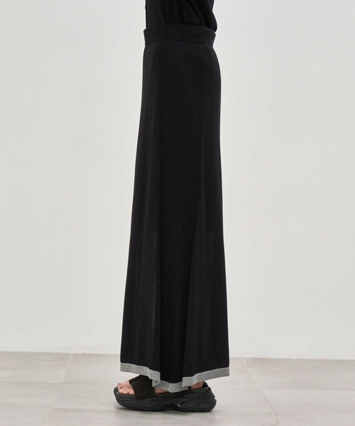 CINOH（チノ）の「【CINOH/チノ】別注 Washable Silk Pencil Skirt/ウォッシャブルシルクペンシルスカート/タイトスカート（スカート・レディース・ブラック/ブルー/キナリ/ダークグレー・36/38）」の8枚目の写真