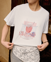 SLOBE citron. | 《WEB限定》SLOBE citron. YURIAPEMUPERU Photo TEE(Tシャツ/カットソー)