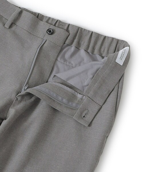 MACKINTOSH PHILOSOPHY（ﾏｯｷﾝﾄｯｼｭ ﾌｨﾛｿﾌｨｰ）の「リネンシャンブレー エラスティックパンツ（その他パンツ・メンズ・ベージュ系その他3/ダークネイビー/ライトグレー・40/38/42）」の7枚目の写真