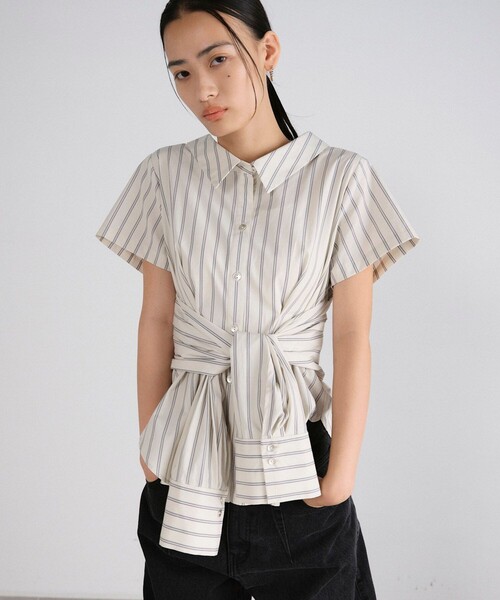 セール】ウエストタイシャツ｜ウォッシャブル/半袖/秋服（シャツ