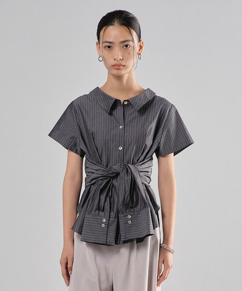セール】ウエストタイシャツ｜ウォッシャブル/半袖/秋服（シャツ